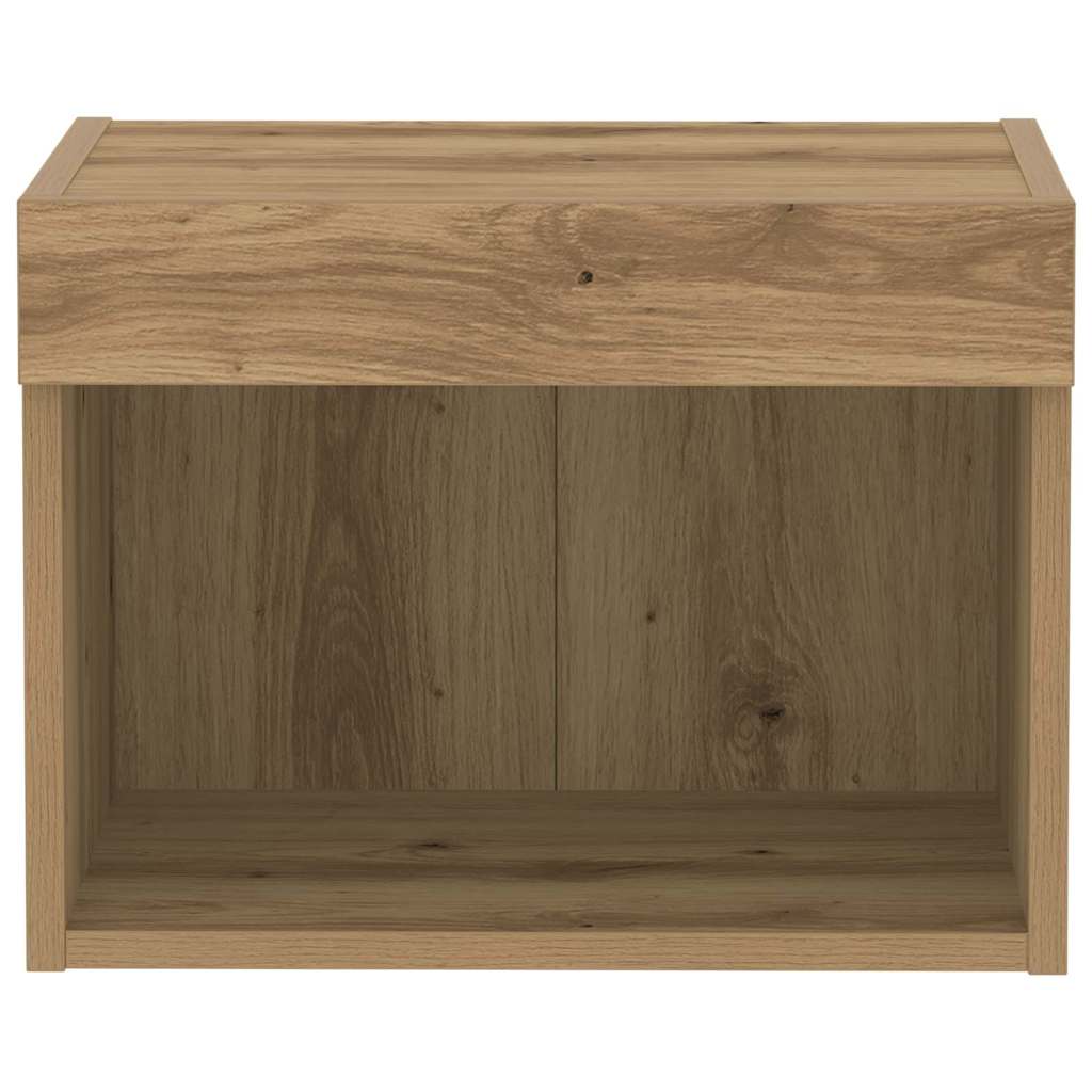 vidaXL Σετ επίπλου τηλεόρασης Επιτοίχιο Artisan Oak 40 x 30 x 30 εκ