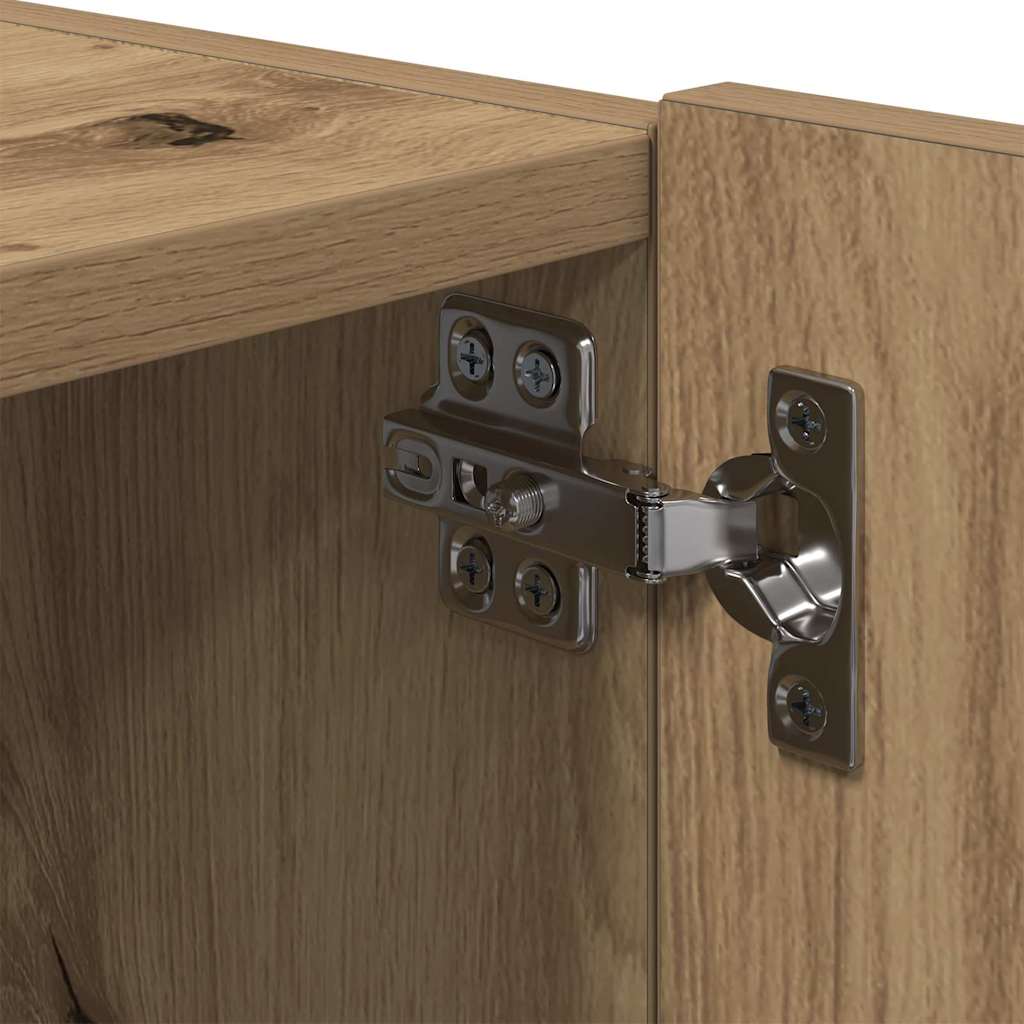 vidaXL Ντουλάπι Τηλεόρασης Τοίχου 2 pcs Artisan Oak 80 x 35 x 31 cm
