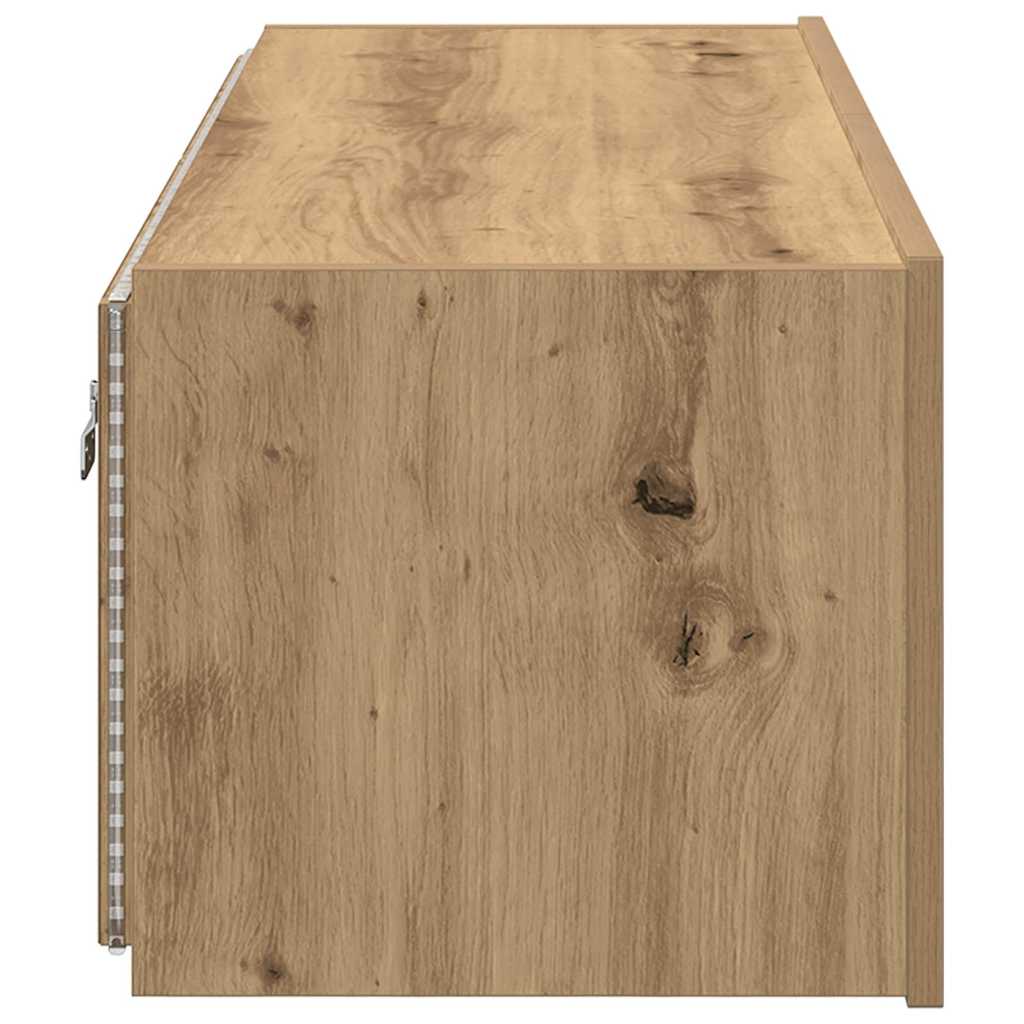 vidaXL Ντουλάπι Τηλεόρασης Τοίχου Artisan Oak 100 x 35 x 31 cm