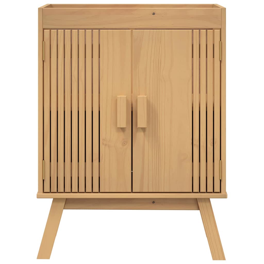 vidaXL Ντουλάπι βάσης 114x43x73,5 εκ Μασίφ ξύλο πεύκου