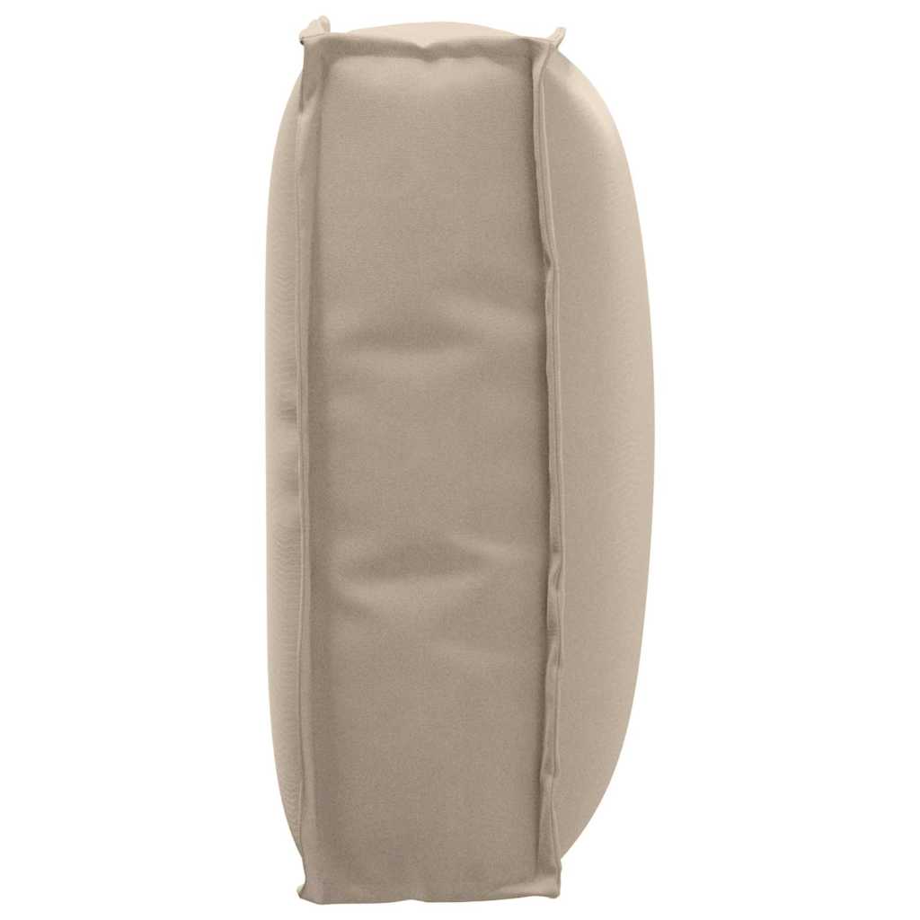 vidaXL Μαξιλάρι παλέτας για πλάτη Taupe 50 x 40 x 12 cm Ύφασμα Oxford