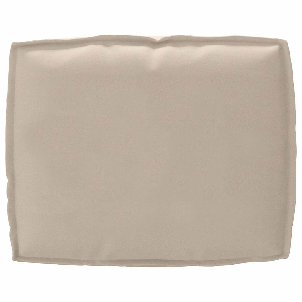 vidaXL Μαξιλάρι παλέτας για πλάτη Taupe 50 x 40 x 12 cm Ύφασμα Oxford