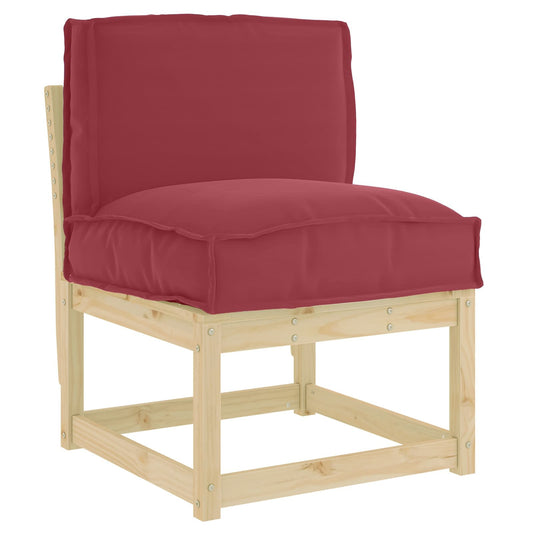 vidaXL Μαξιλάρι Κόκκινο 50 x 40 x 12 cm Ύφασμα Όξφορντ