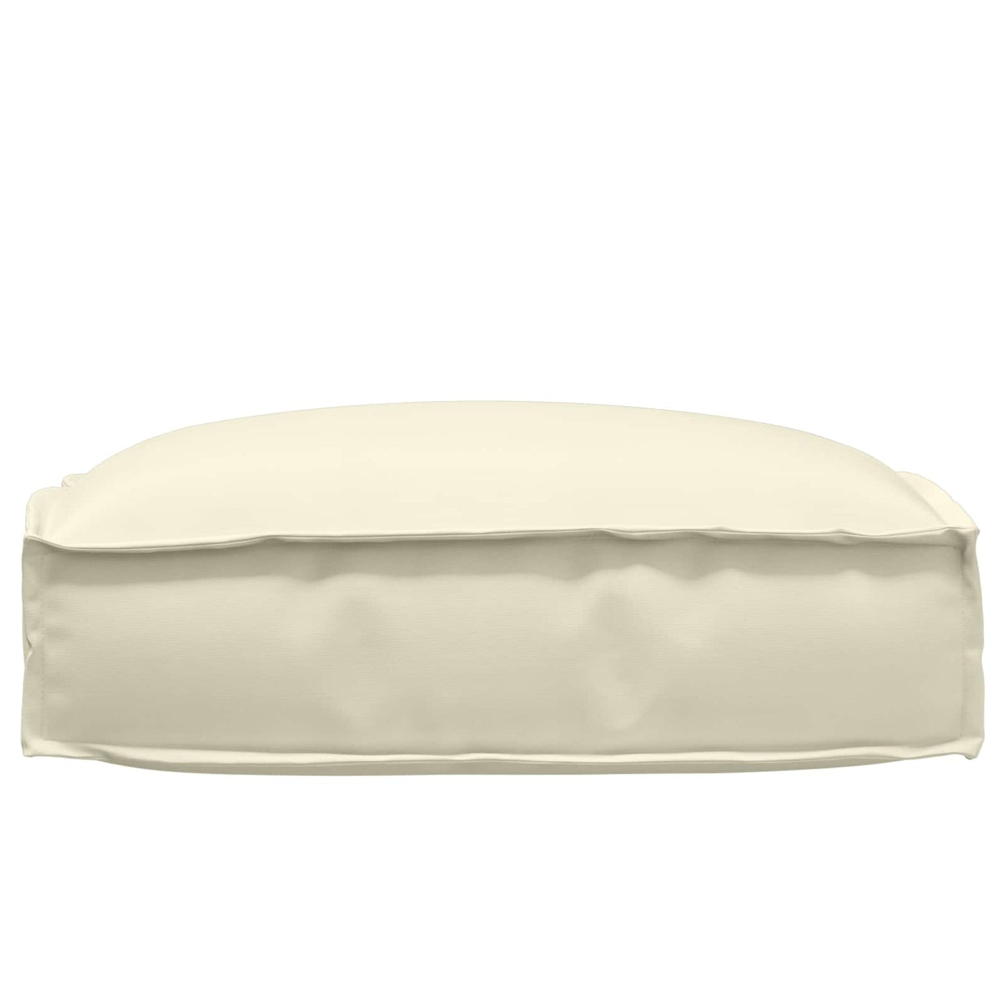 vidaXL Μαξιλάρι Ύφασμα Όξφορντ Κρεμ 50 x 50 x 12 cm