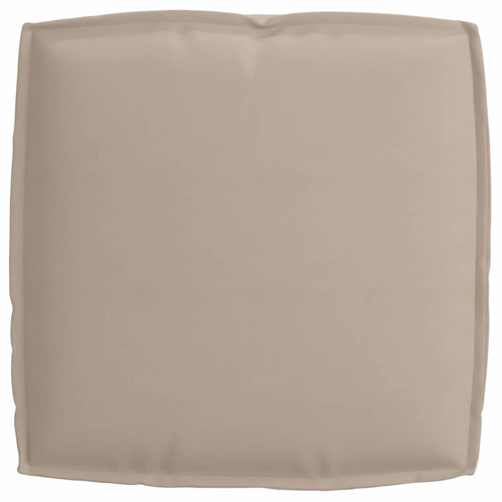 vidaXL Μαξιλάρι παλέτας για κάθισμα Taupe 50 x 50 x 12 cm