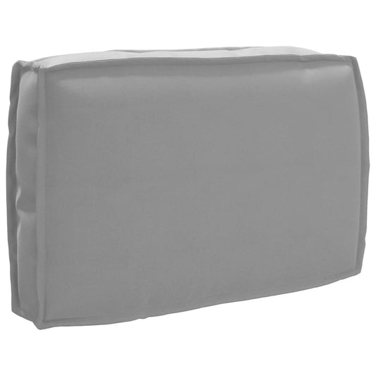 vidaXL Μαξιλάρι παλέτας για πλάτη Γκρι 60 x 40 x 12 cm Ύφασμα Oxford