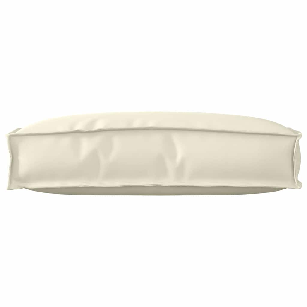 vidaXL Μαξιλάρι παλέτας για πλάτη Κρεμ 60 x 40 x 12 cm Ύφασμα Oxford