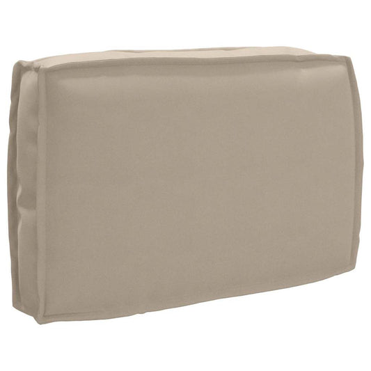 vidaXL Μαξιλάρι παλέτας για πλάτη Taupe 60 x 40 x 12 cm Ύφασμα Oxford