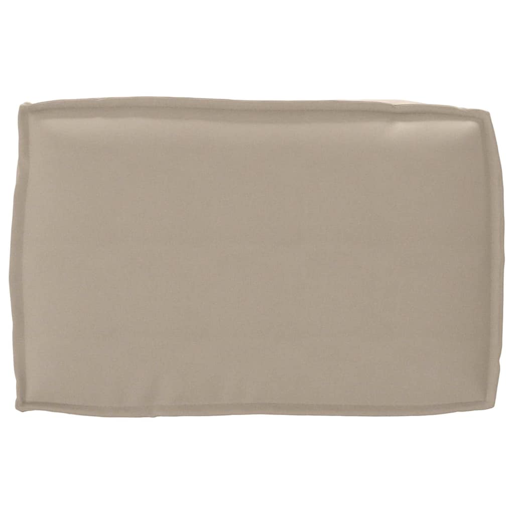 vidaXL Μαξιλάρι παλέτας για πλάτη Taupe 60 x 40 x 12 cm Ύφασμα Oxford