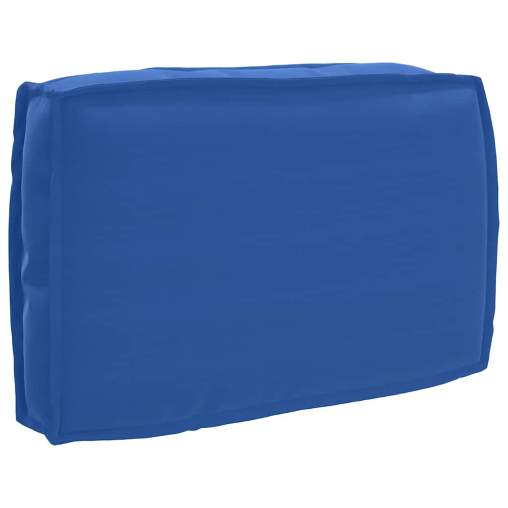vidaXL Μαξιλάρι παλέτας για πλάτη Μπλε Ρουά 60 x 40 x 12 cm