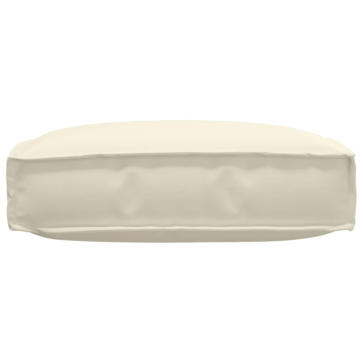 vidaXL Μαξιλάρι Ύφασμα Όξφορντ Κρεμ 60 x 60 x 12 cm