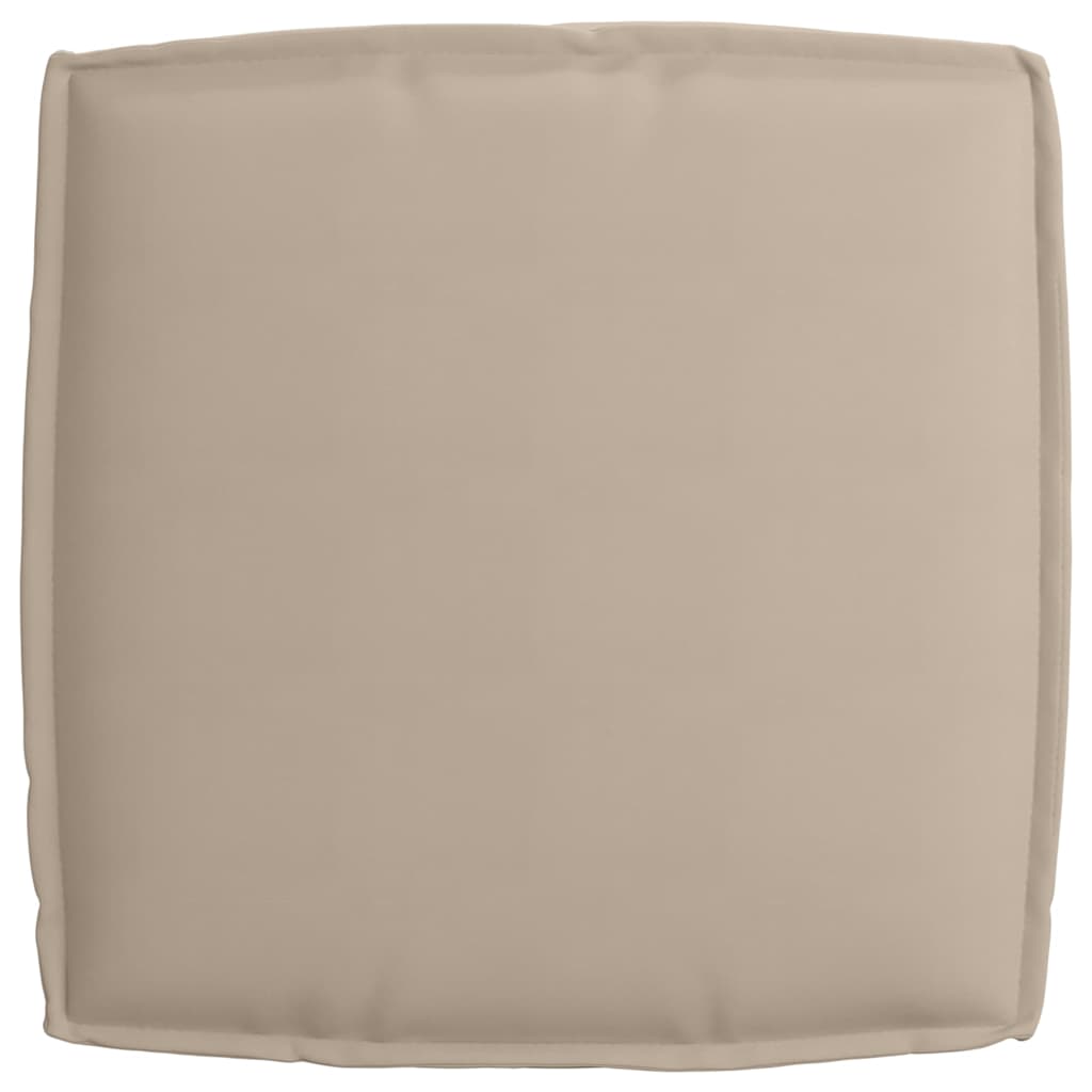 vidaXL Μαξιλάρι παλέτας για κάθισμα Taupe 60 x 60 x 12 cm