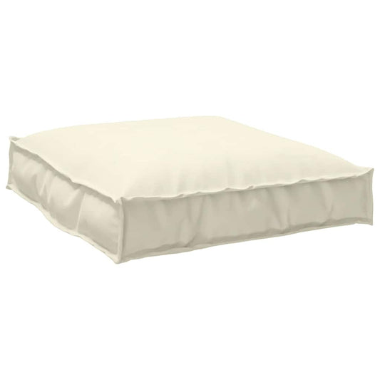 vidaXL Μαξιλάρι παλέτας για κάθισμα Κρεμ 70 x 70 x 12 cm Ύφασμα Oxford