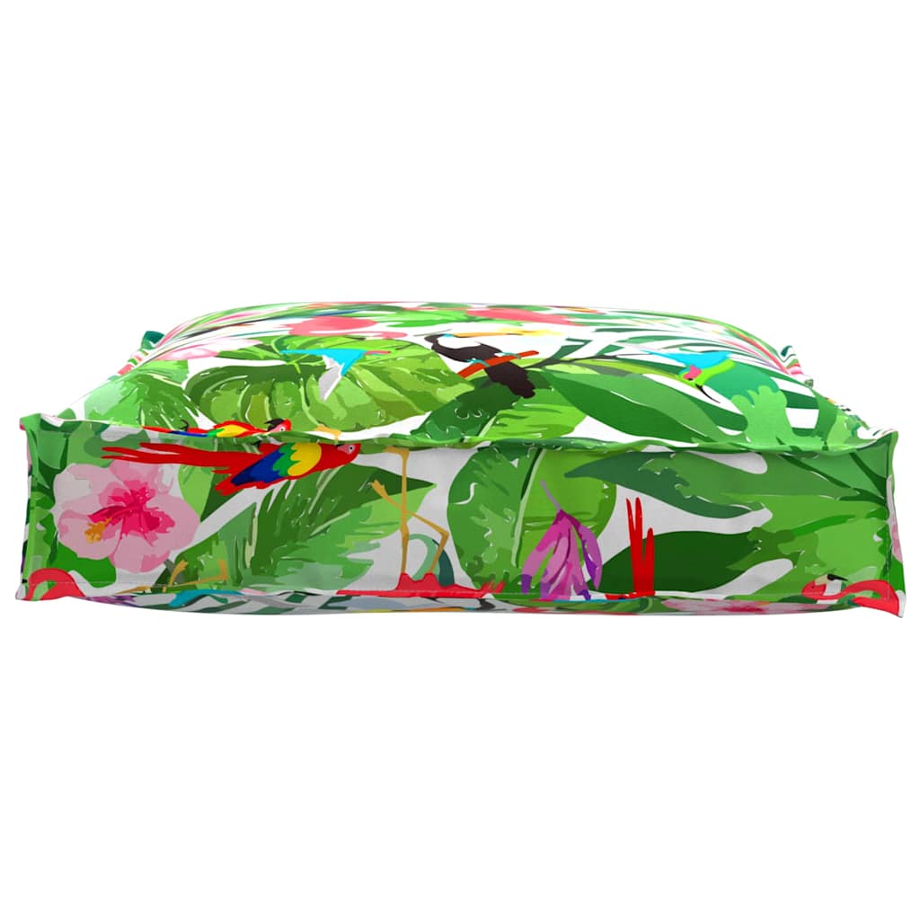 vidaXL Μαξιλάρι Floral Πολύχρωμο 70 x 70 x 12 cm Ύφασμα Όξφορντ