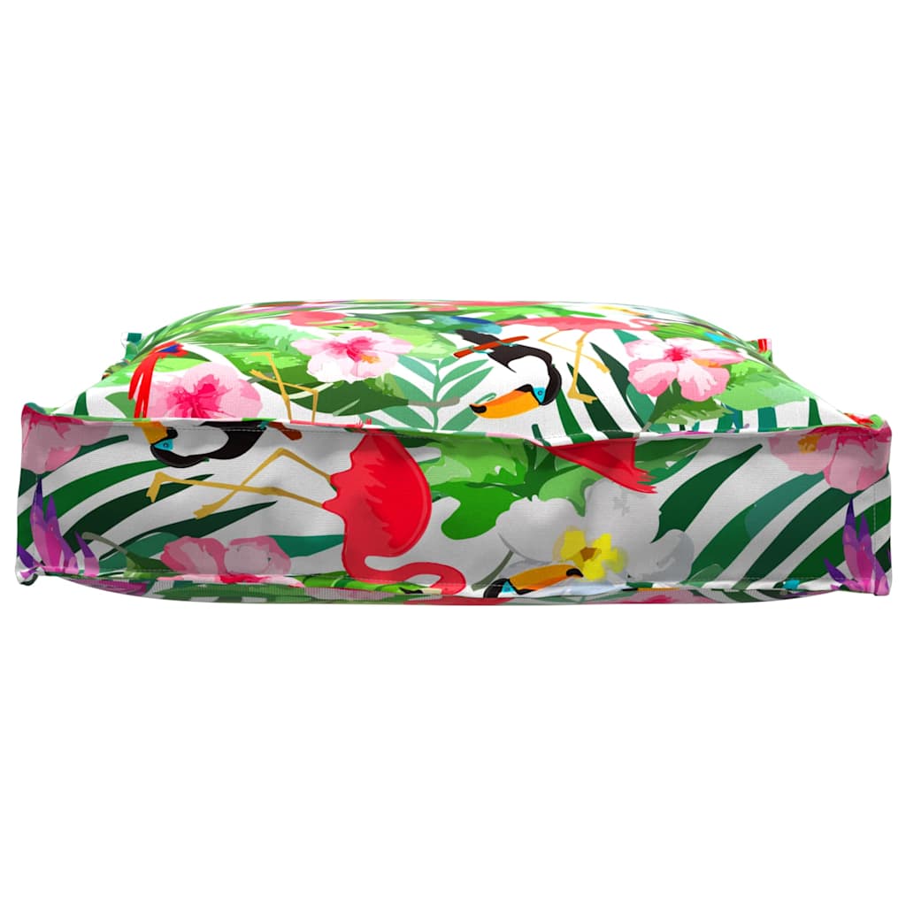 vidaXL Μαξιλάρι Floral Πολύχρωμο 70 x 70 x 12 cm Ύφασμα Όξφορντ