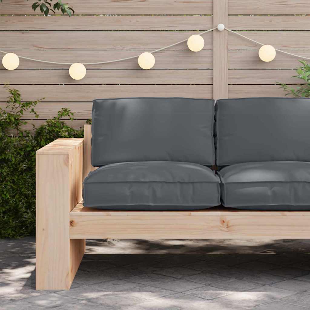 vidaXL Μαξιλάρι Ανθρακί 80 x 80 x 12 cm Ύφασμα Όξφορντ