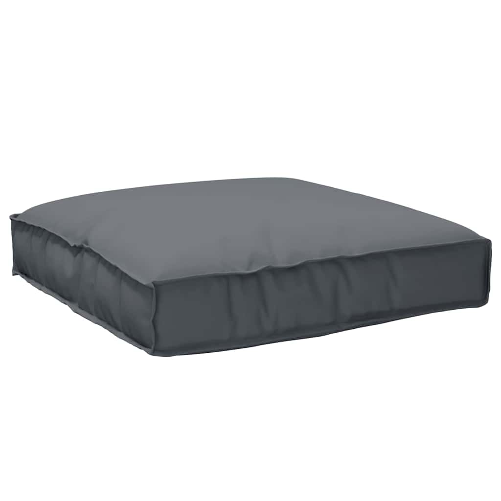 vidaXL Μαξιλάρι Ανθρακί 80 x 80 x 12 cm Ύφασμα Όξφορντ