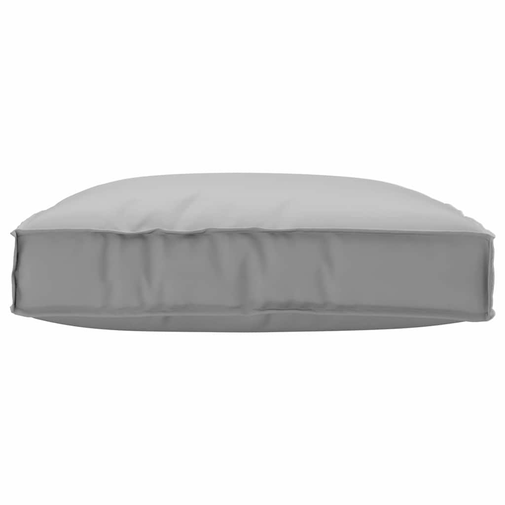 vidaXL Μαξιλάρι παλέτας για κάθισμα Γκρι 80 x 80 x 12 cm Ύφασμα Oxford