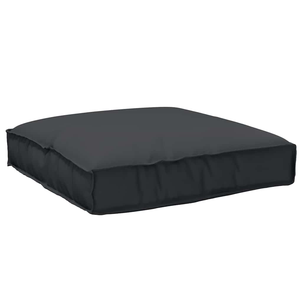 vidaXL Μαξιλάρι Μαύρο 80 x 80 x 12 cm Ύφασμα Όξφορντ