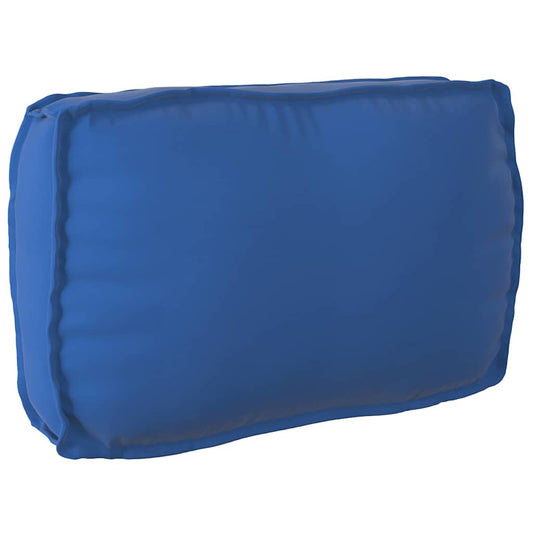 vidaXL Μαξιλάρι παλέτας για πλάτη Μπλε Ρουά 70 x 40 x 12 cm