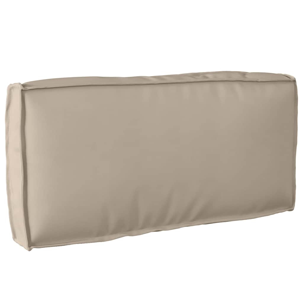 vidaXL Μαξιλάρι παλέτας για πλάτη Taupe 80 x 40 x 12 cm Ύφασμα Oxford