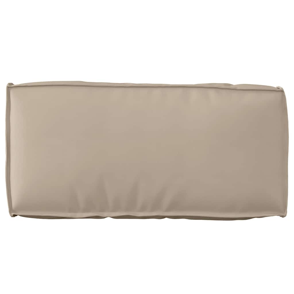vidaXL Μαξιλάρι παλέτας για πλάτη Taupe 80 x 40 x 12 cm Ύφασμα Oxford