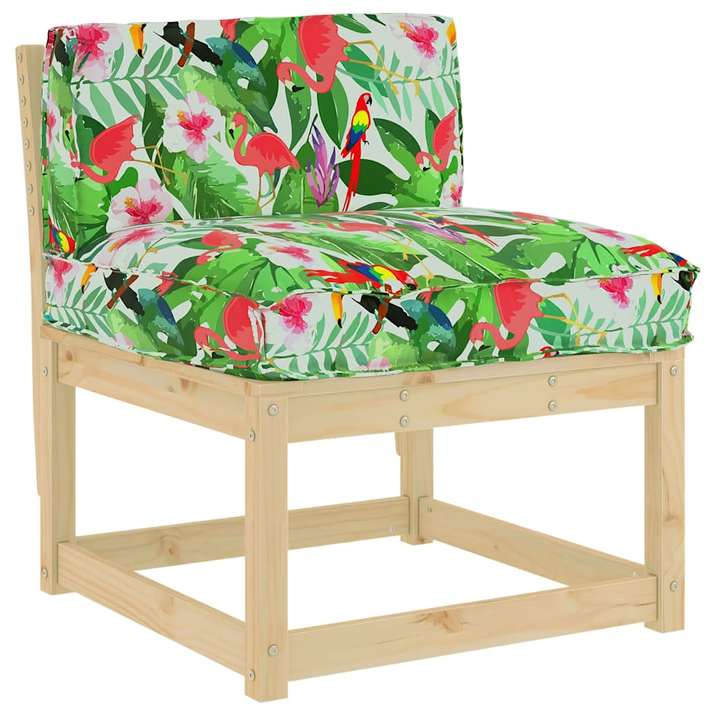 vidaXL Μαξιλάρι Floral Πολύχρωμο 80 x 40 x 12 cm Ύφασμα Όξφορντ