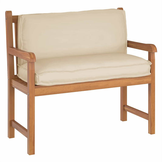 vidaXL Μαξιλάρι παλέτας για πλάτη Μπεζ 120 x 40 x 12 cm Ύφασμα Oxford