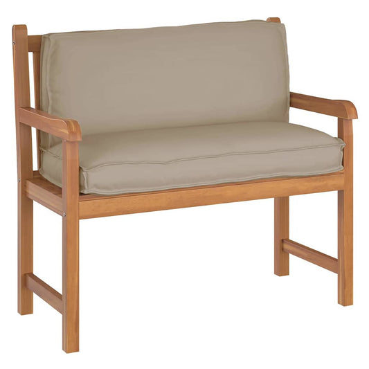 vidaXL Μαξιλάρι παλέτας για πλάτη Taupe 120 x 40 x 12 cm Ύφασμα Oxford