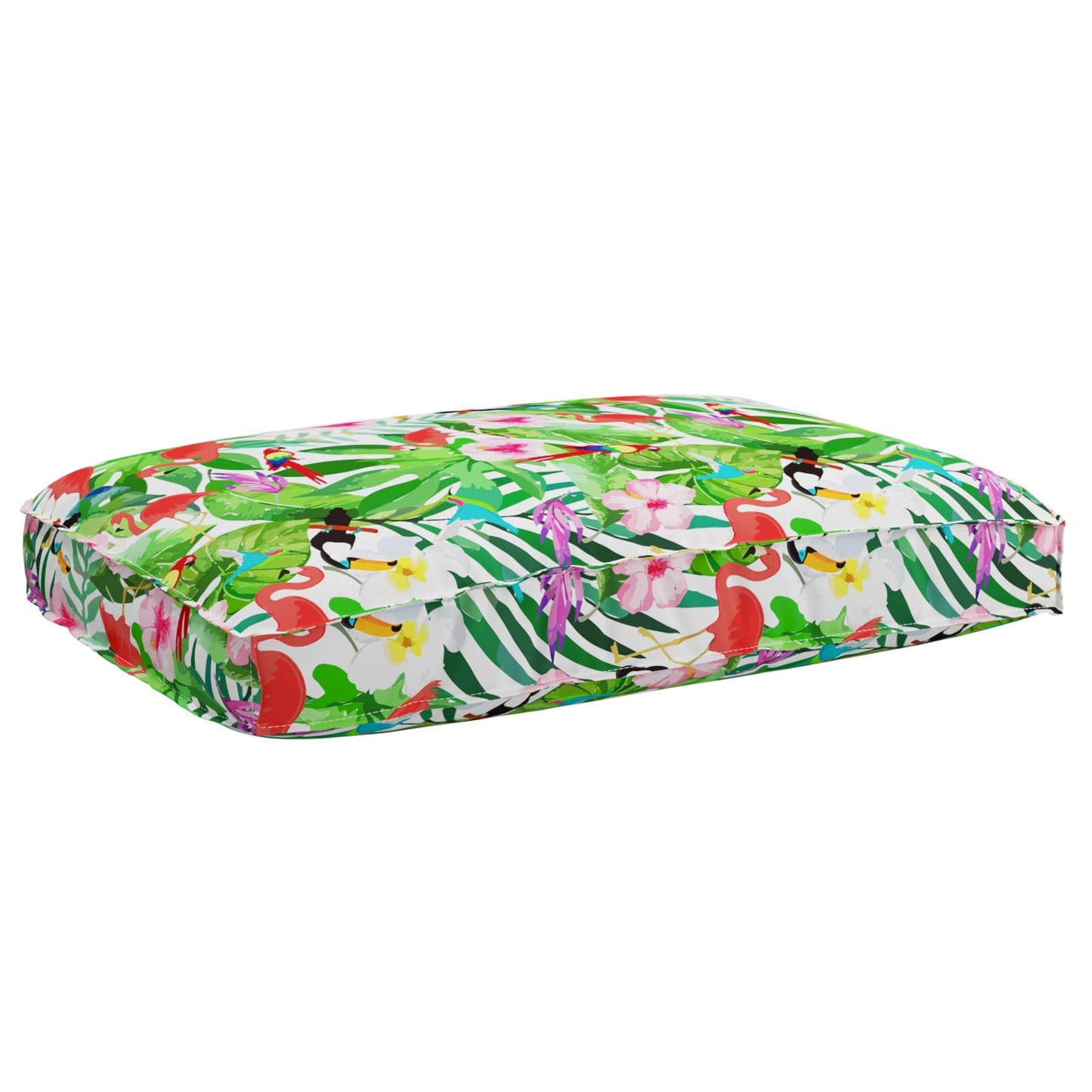 vidaXL Μαξιλάρι Floral Πολύχρωμο 120 x 80 x 12 cm Ύφασμα Όξφορντ