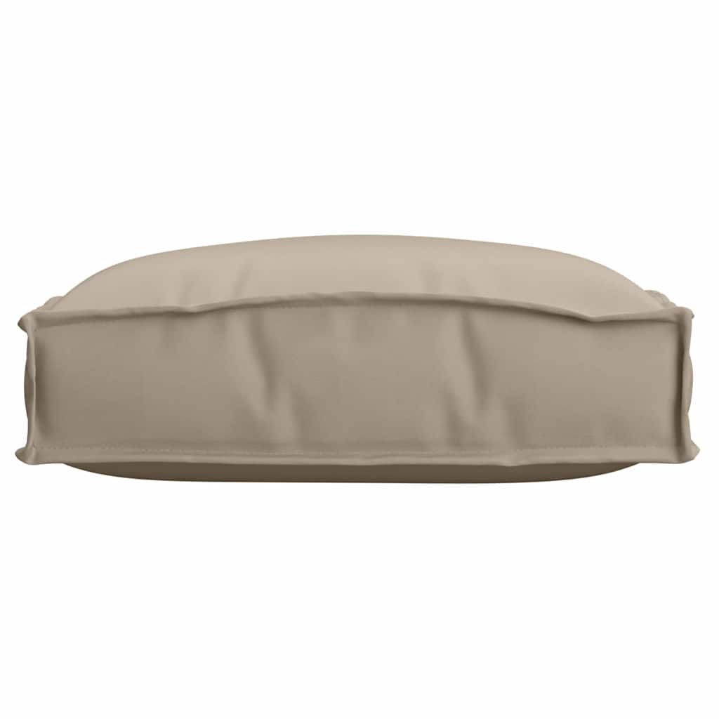 vidaXL Μαξιλάρι 2 pcs Taupe 40 x 40 x 8 εκ. Ύφασμα Όξφορντ