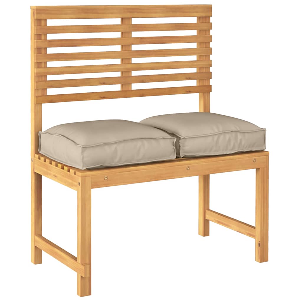 vidaXL Μαξιλάρι 2 pcs Taupe 40 x 40 x 8 εκ. Ύφασμα Όξφορντ