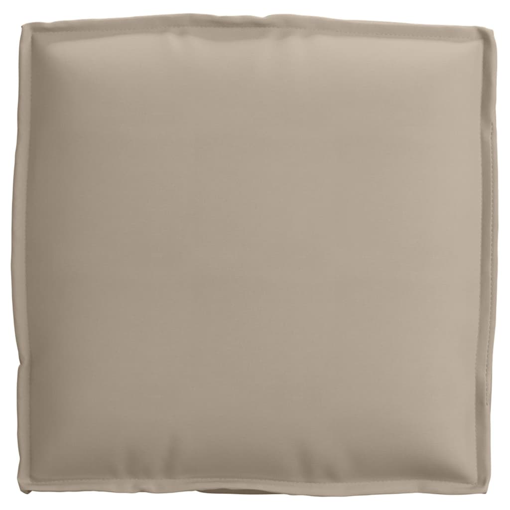 vidaXL Μαξιλάρι 2 pcs Taupe 40 x 40 x 8 εκ. Ύφασμα Όξφορντ