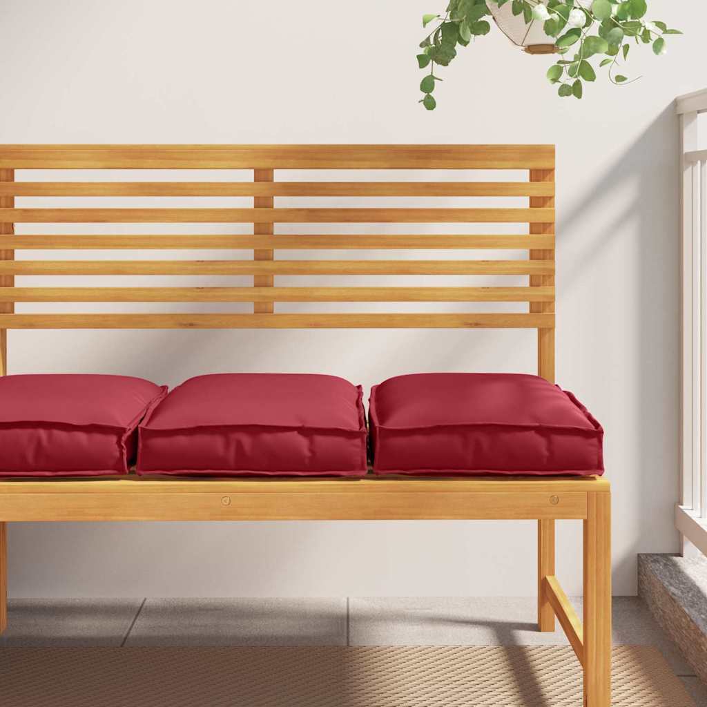 vidaXL Μαξιλάρι 2 pcs Ύφασμα Όξφορντ Κόκκινο 40 x 40 x 8 εκ.