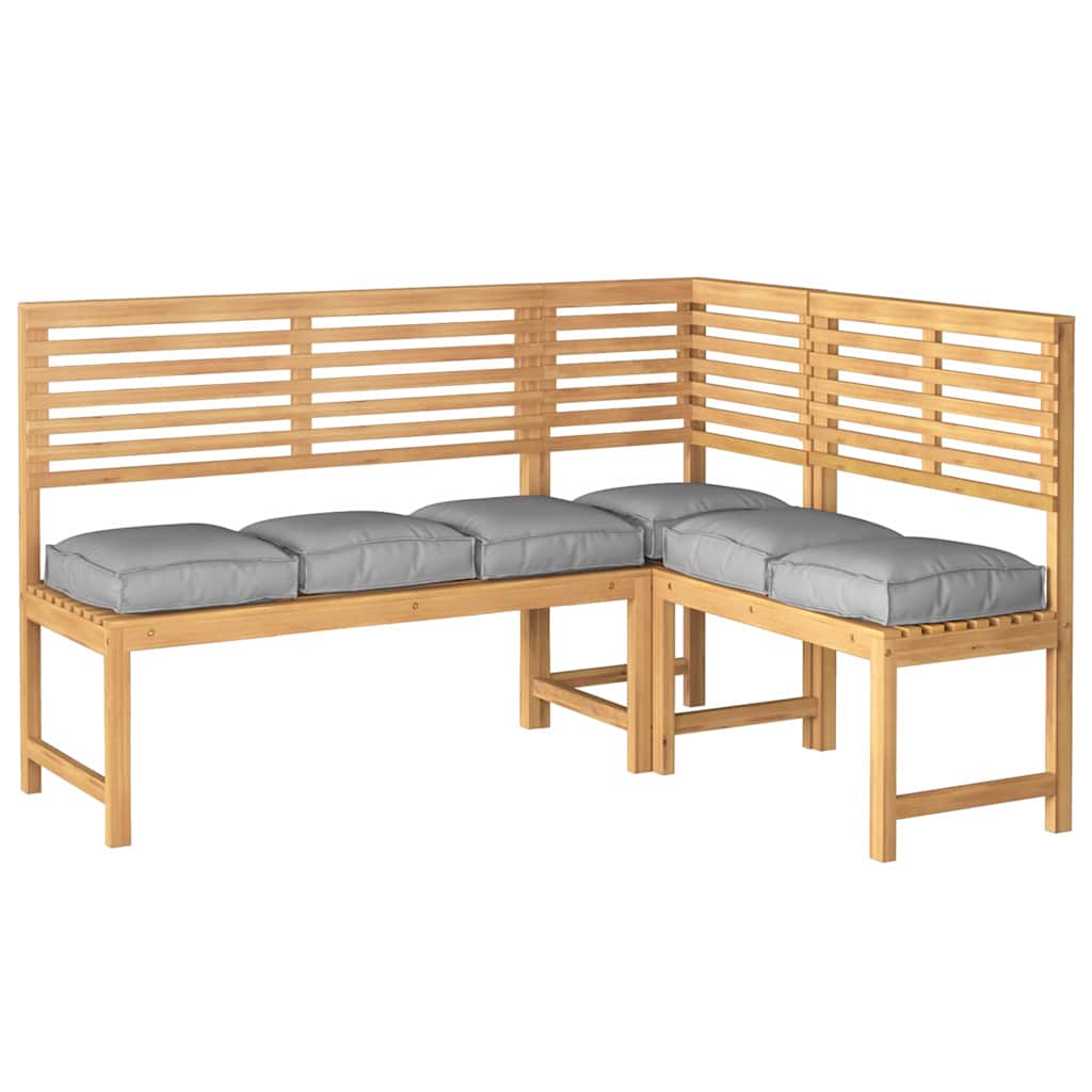 vidaXL Μαξιλάρι παλέτας για κάθισμα 6 pcs Γκρι 40 x 40 x 8 εκ.