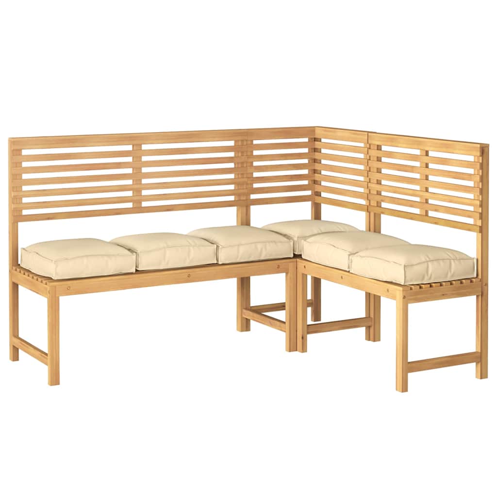 vidaXL Μαξιλάρι παλέτας για κάθισμα 6 pcs Μπεζ 40 x 40 x 8 εκ.