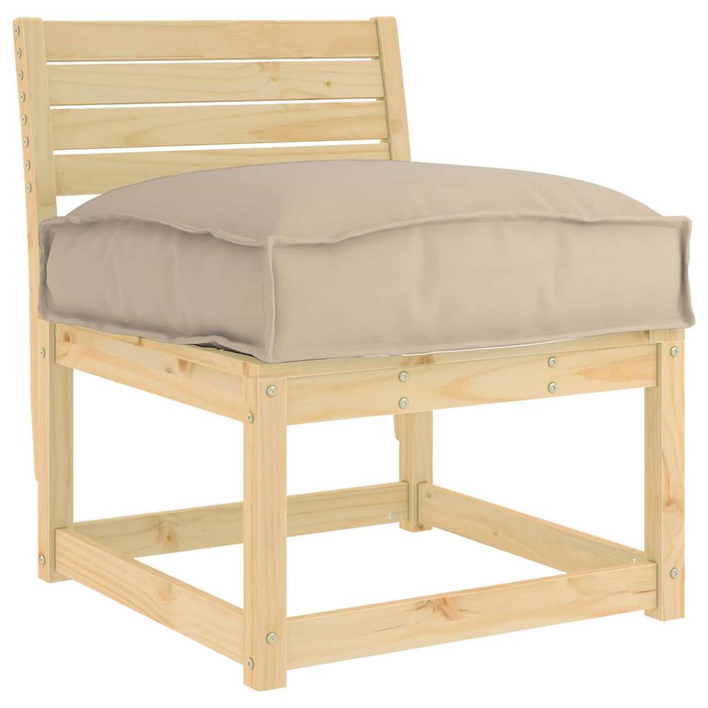 vidaXL Μαξιλάρι Taupe 60 x 40 x 8 εκ. Ύφασμα Όξφορντ