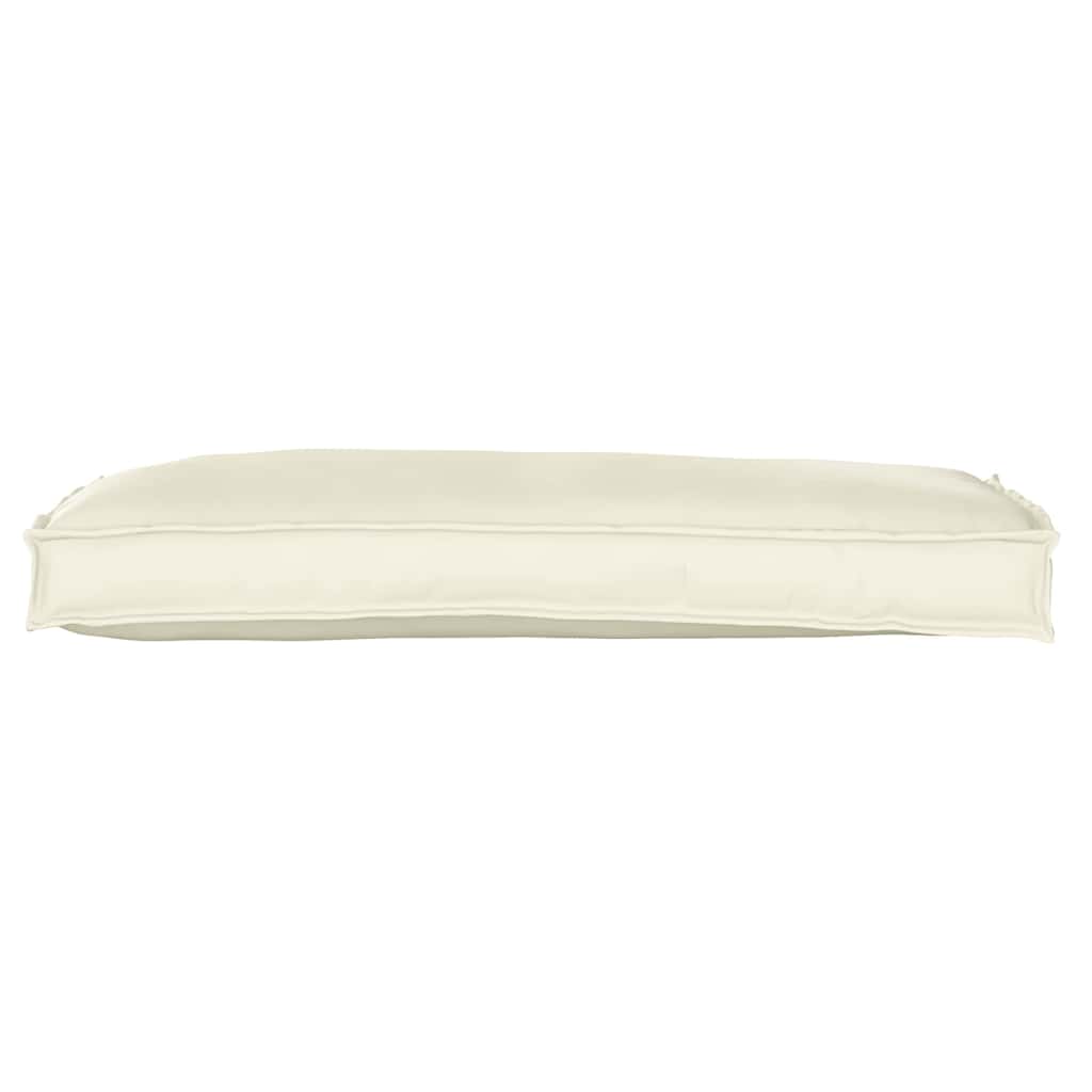 vidaXL Μαξιλάρι Ύφασμα Όξφορντ Κρεμ 100 x 40 x 8 εκ
