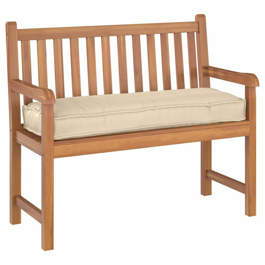 vidaXL Μαξιλάρι παλέτας για πάγκο Μπεζ 120 x 40 x 8 εκ Ύφασμα Oxford