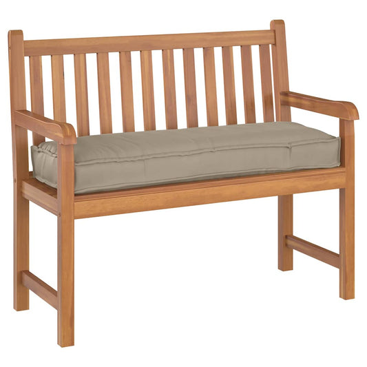 vidaXL Μαξιλάρι παλέτας για πάγκο Taupe 120 x 40 x 8 εκ Ύφασμα Oxford