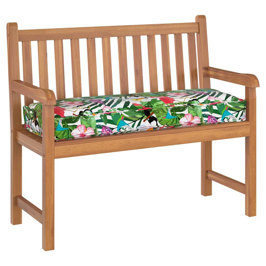 vidaXL Μαξιλάρι παλέτας για πάγκο Floral Πολύχρωμο 120 x 40 x 8 εκ