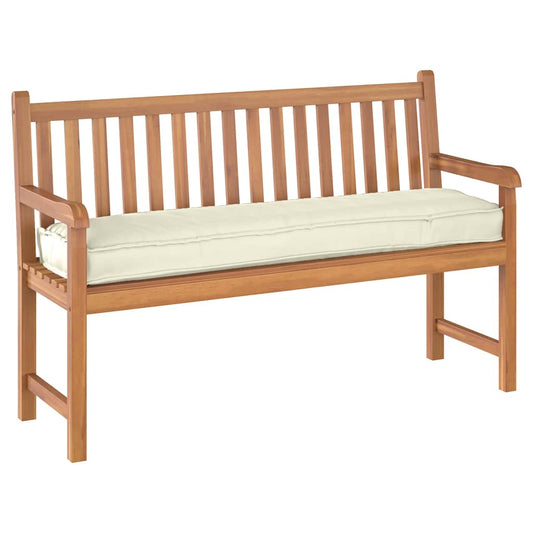 vidaXL Μαξιλάρι παλέτας για πάγκο Κρεμ 150 x 40 x 8 εκ. Ύφασμα Oxford