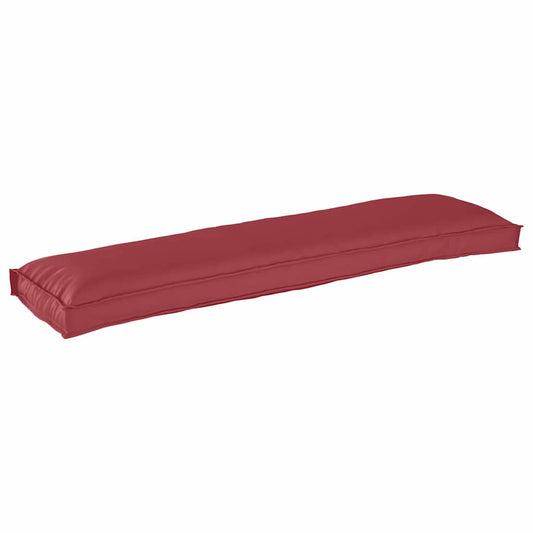 vidaXL Μαξιλάρι παλέτας για πάγκο Κόκκινο 150 x 40 x 8 εκ.