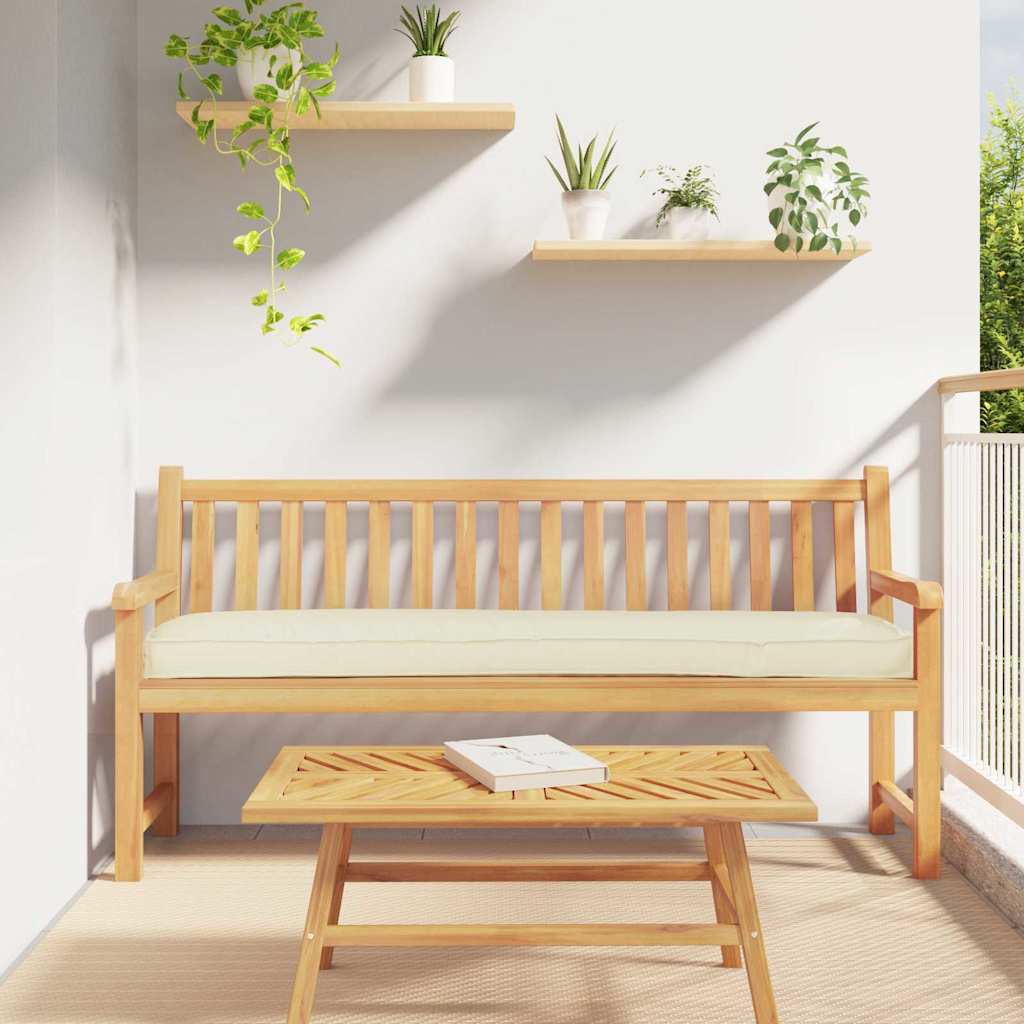 vidaXL Μαξιλάρι παλέτας Κρεμ 180 x 40 x 8 εκ. Ύφασμα Όξφορντ
