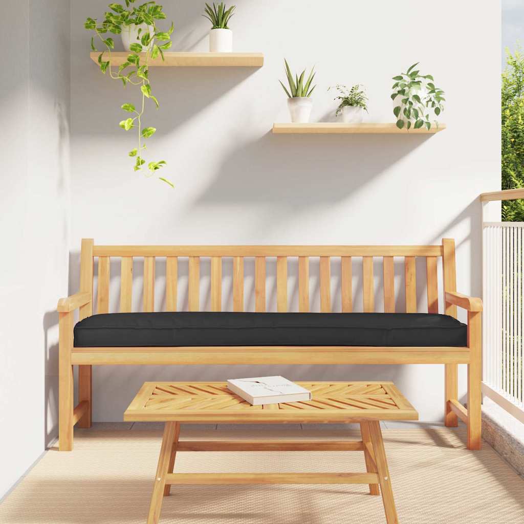 vidaXL Μαξιλάρι παλέτας Μαύρο 180 x 40 x 8 εκ. Ύφασμα Όξφορντ