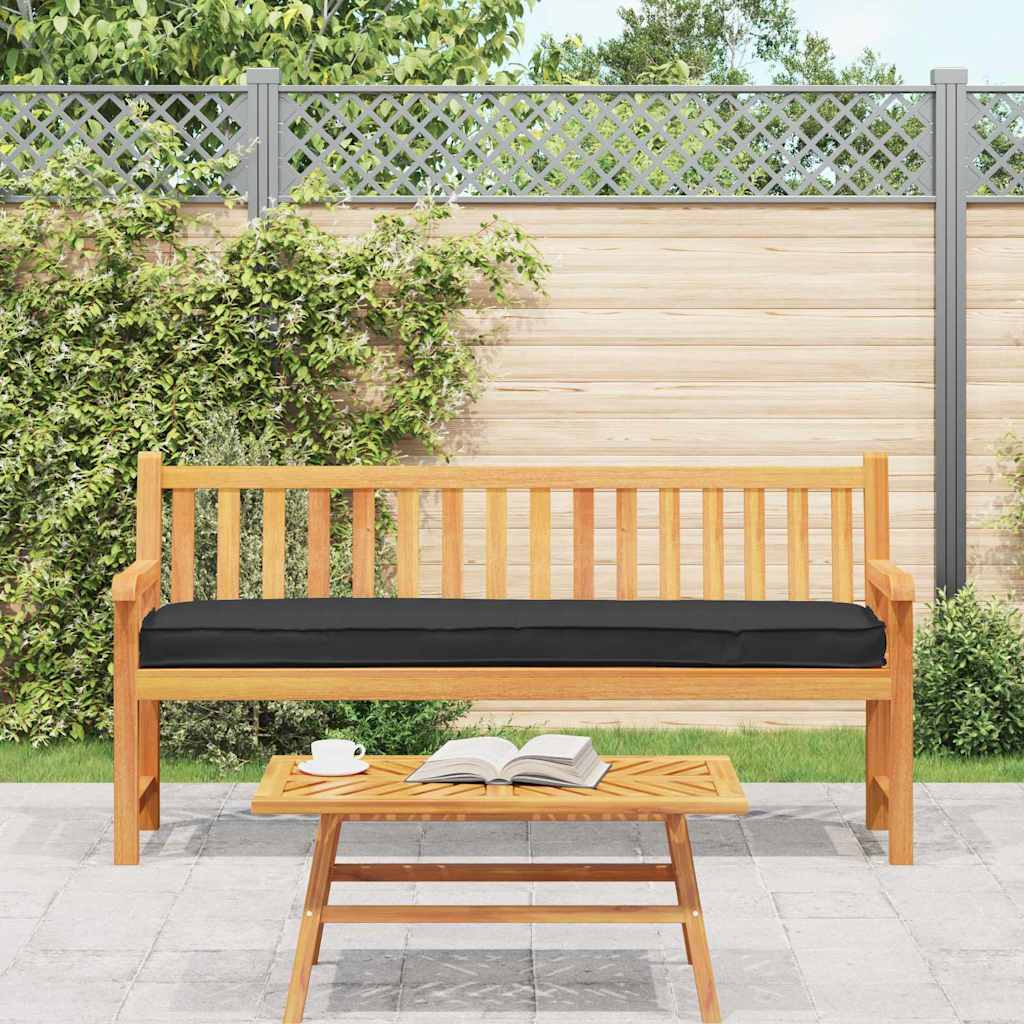 vidaXL Μαξιλάρι παλέτας Μαύρο 180 x 40 x 8 εκ. Ύφασμα Όξφορντ