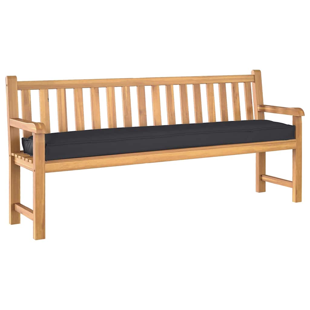 vidaXL Μαξιλάρι παλέτας Μαύρο 180 x 40 x 8 εκ. Ύφασμα Όξφορντ
