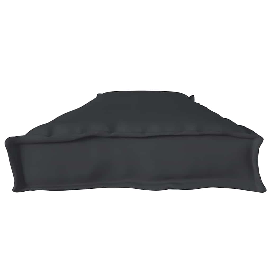 vidaXL Μαξιλάρι παλέτας Μαύρο 180 x 40 x 8 εκ. Ύφασμα Όξφορντ