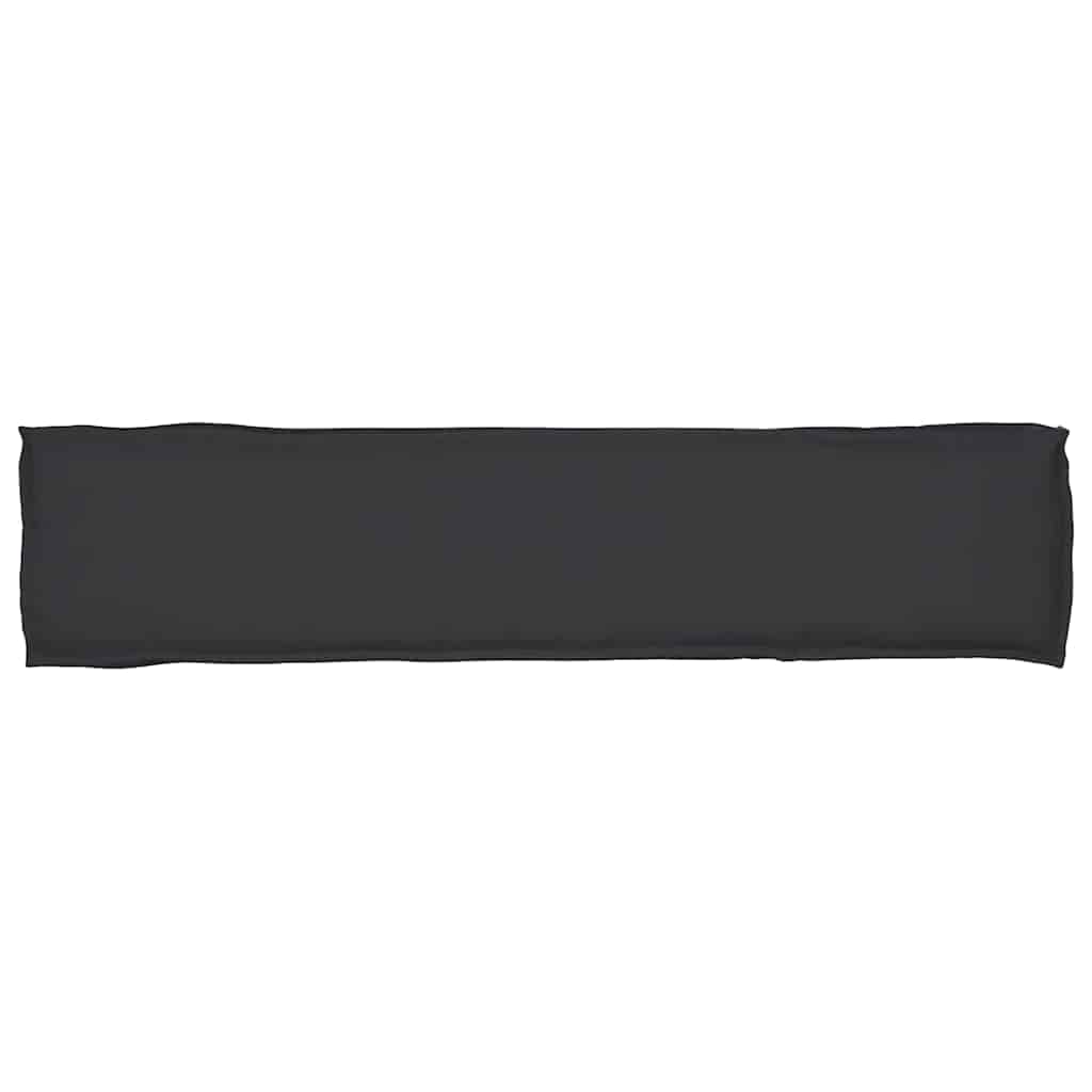 vidaXL Μαξιλάρι παλέτας Μαύρο 180 x 40 x 8 εκ. Ύφασμα Όξφορντ