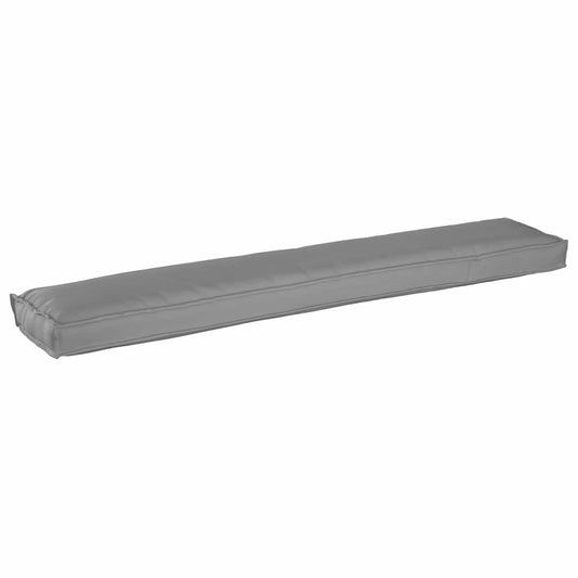 vidaXL Μαξιλάρι παλέτας Γκρι 200 x 40 x 8 εκ. Ύφασμα Oxford